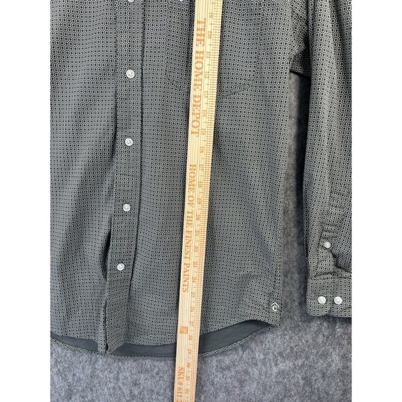 Rafter C Shirt Men’s S Gray Stretch Pro Flex 45 Performance Western - Picture 4 of 7